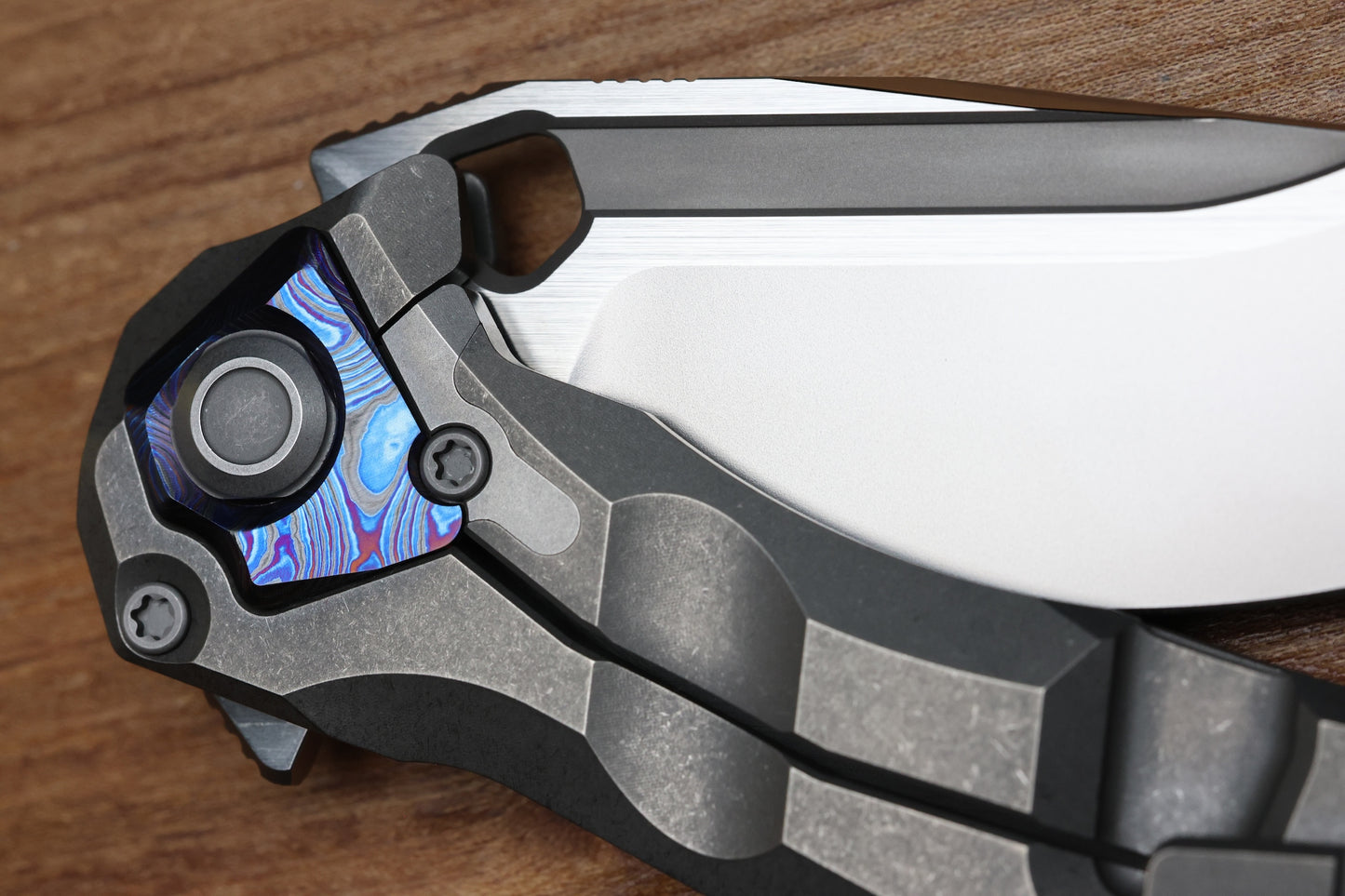 CUSTOM KNIFE FACTORY & ANTHONY MARFIONE COLLABORATION RATAX - ZIRCUTI ACCENTS AND M398