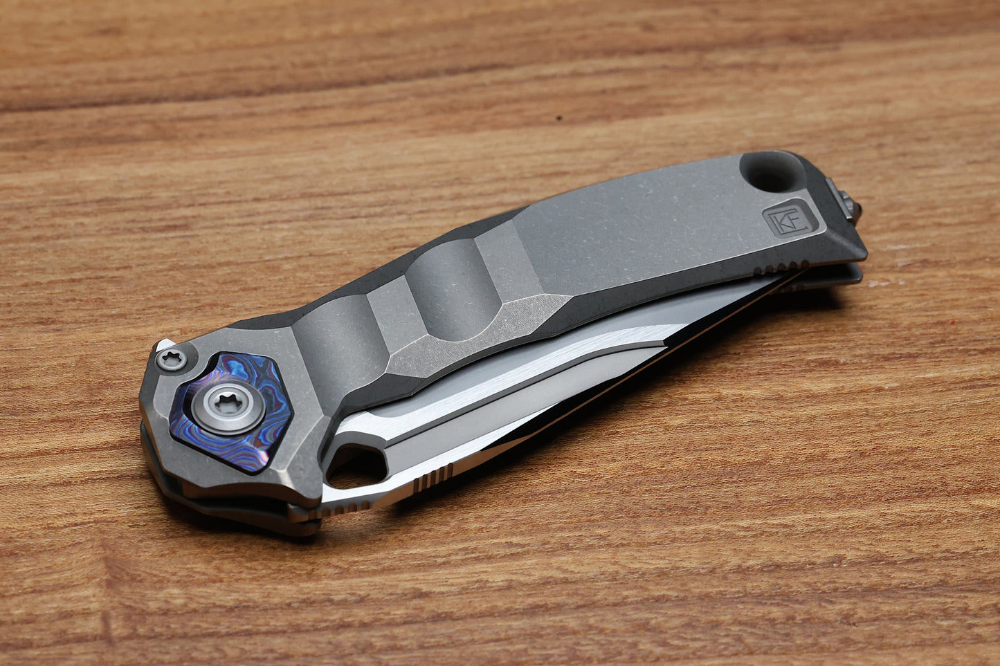 CUSTOM KNIFE FACTORY & ANTHONY MARFIONE COLLABORATION RATAX - ZIRCUTI ACCENTS AND M398