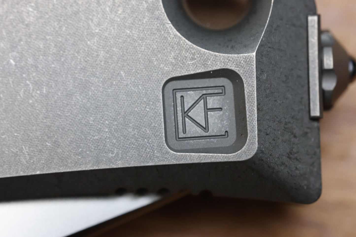 CUSTOM KNIFE FACTORY & ANTHONY MARFIONE COLLABORATION RATAX - ZIRCUTI ACCENTS AND M398