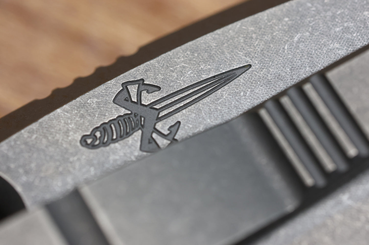 CUSTOM KNIFE FACTORY & ANTHONY MARFIONE COLLABORATION RATAX - ZIRCUTI ACCENTS AND M398