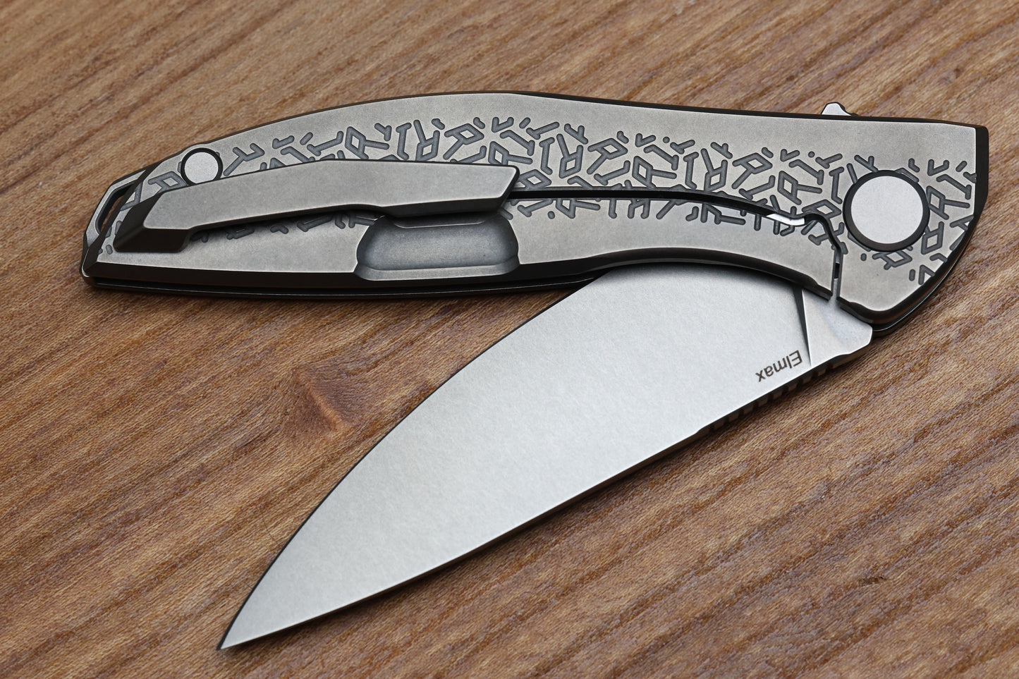 SHIROGOROV KNIVES NEON R1P GEN. 2 - TITANIUM HANDLE - ELMAX BLADE - MRBS