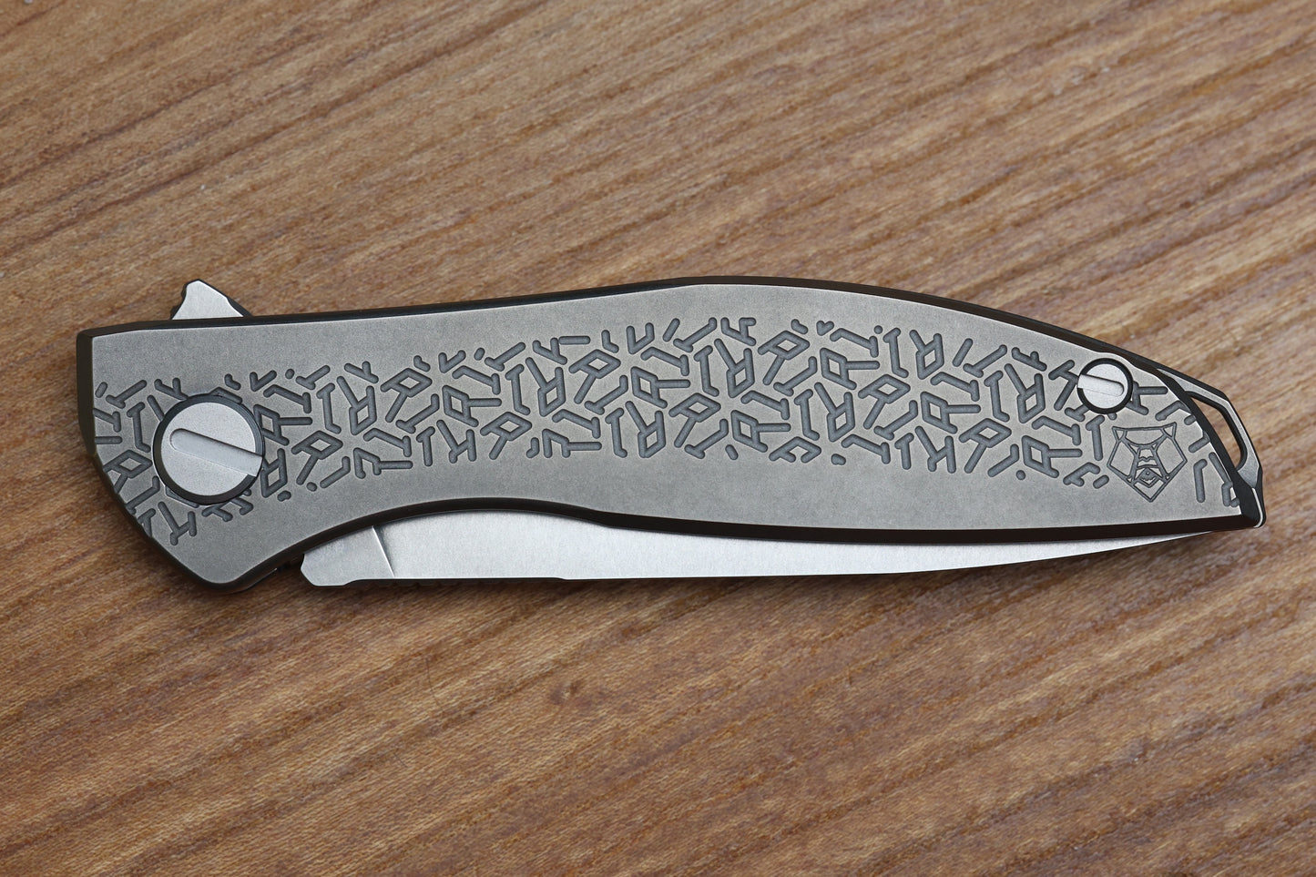 SHIROGOROV KNIVES NEON R1P GEN. 2 - TITANIUM HANDLE - ELMAX BLADE - MRBS