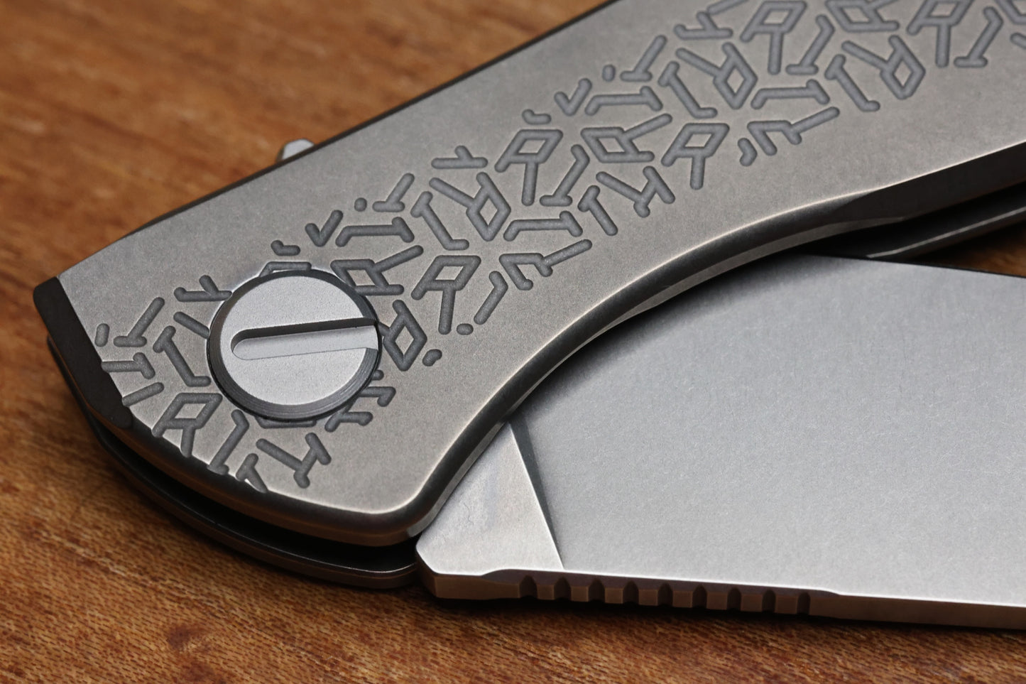 SHIROGOROV KNIVES NEON R1P GEN. 2 - TITANIUM HANDLE - ELMAX BLADE - MRBS