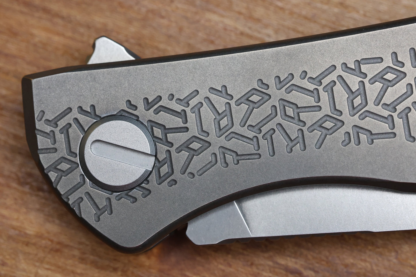 SHIROGOROV KNIVES NEON R1P GEN. 2 - TITANIUM HANDLE - ELMAX BLADE - MRBS