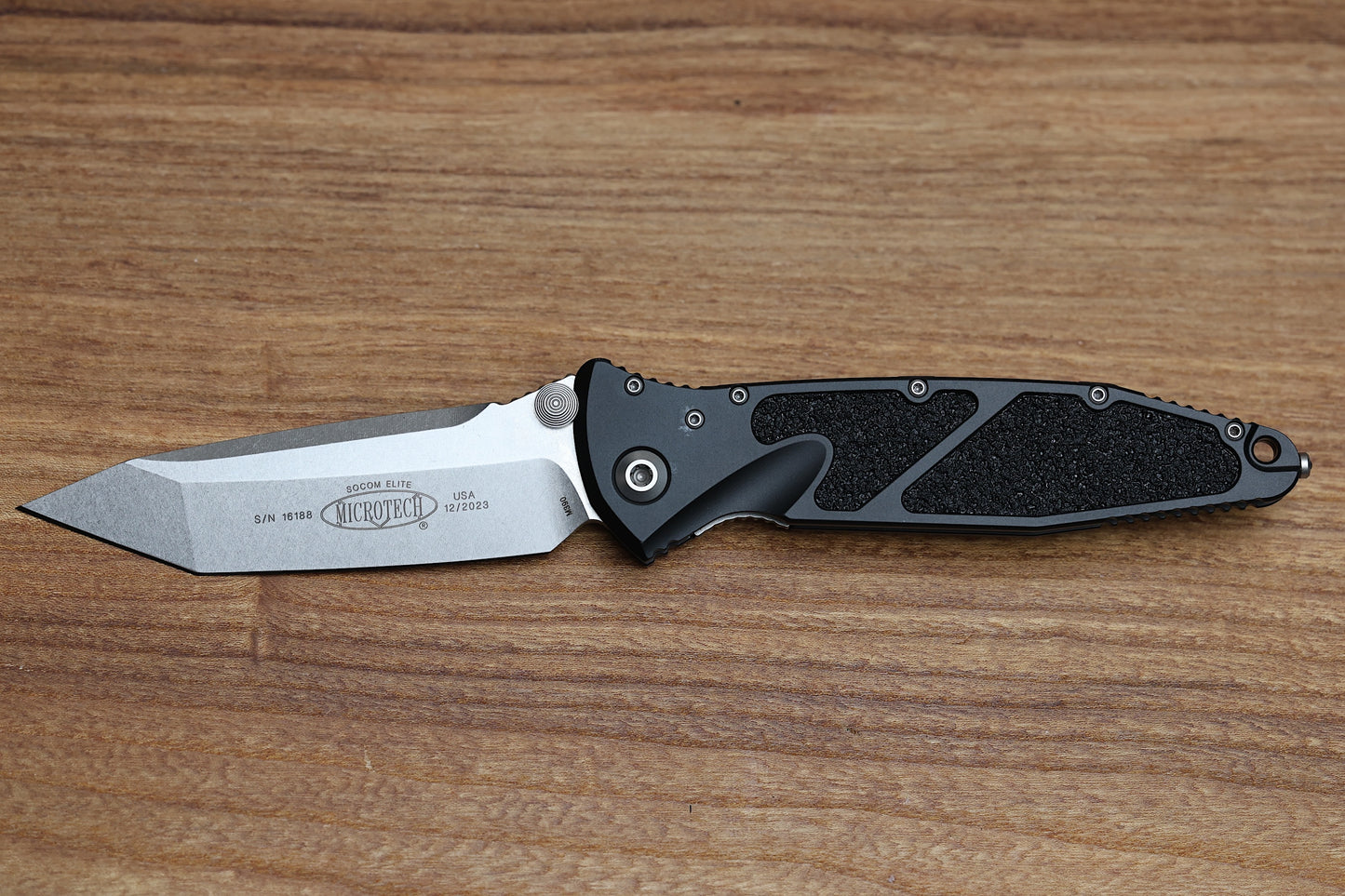 MICROTECH SOCOM ELITE TANTO EDGE MANUAL STONEWASH STANDARD 161-10