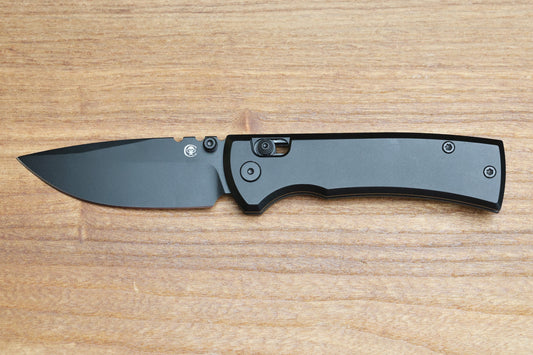 CHAVES KNIVES X-LOCK W/ BLACK ALUMINUM HANDLES & BLACK D2
