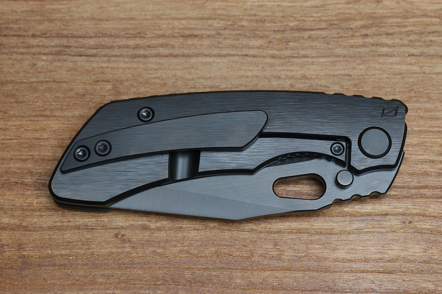 CUSTOM KNIFE FACTORY ROTTEN DESIGN EVO T BARKED DLC W/ DLC S90V