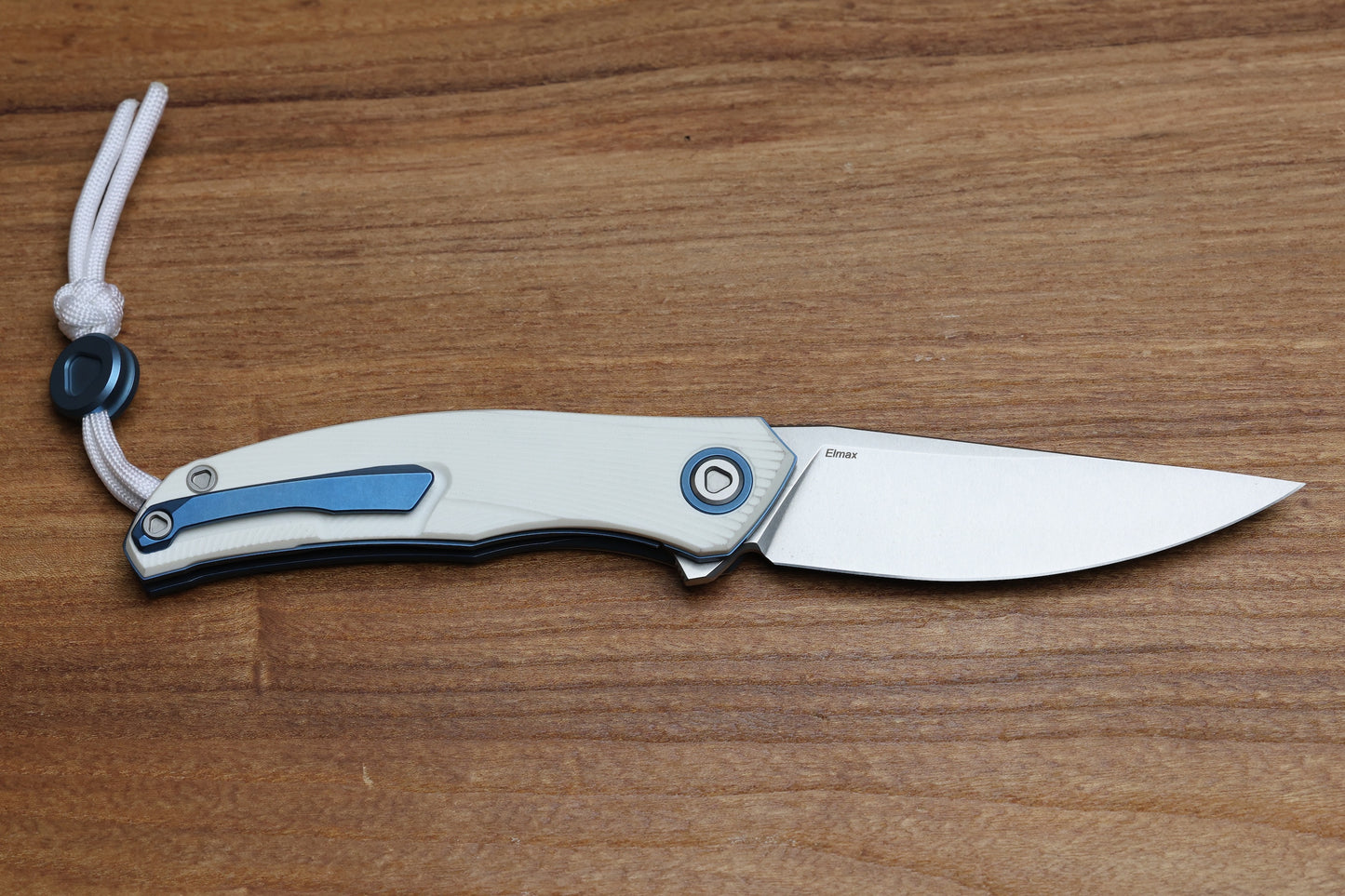 SHIROGOROV URSUS Q95 NY26 - WHITE MICARTA HANDLE - ELMAX BLADE - MRBS