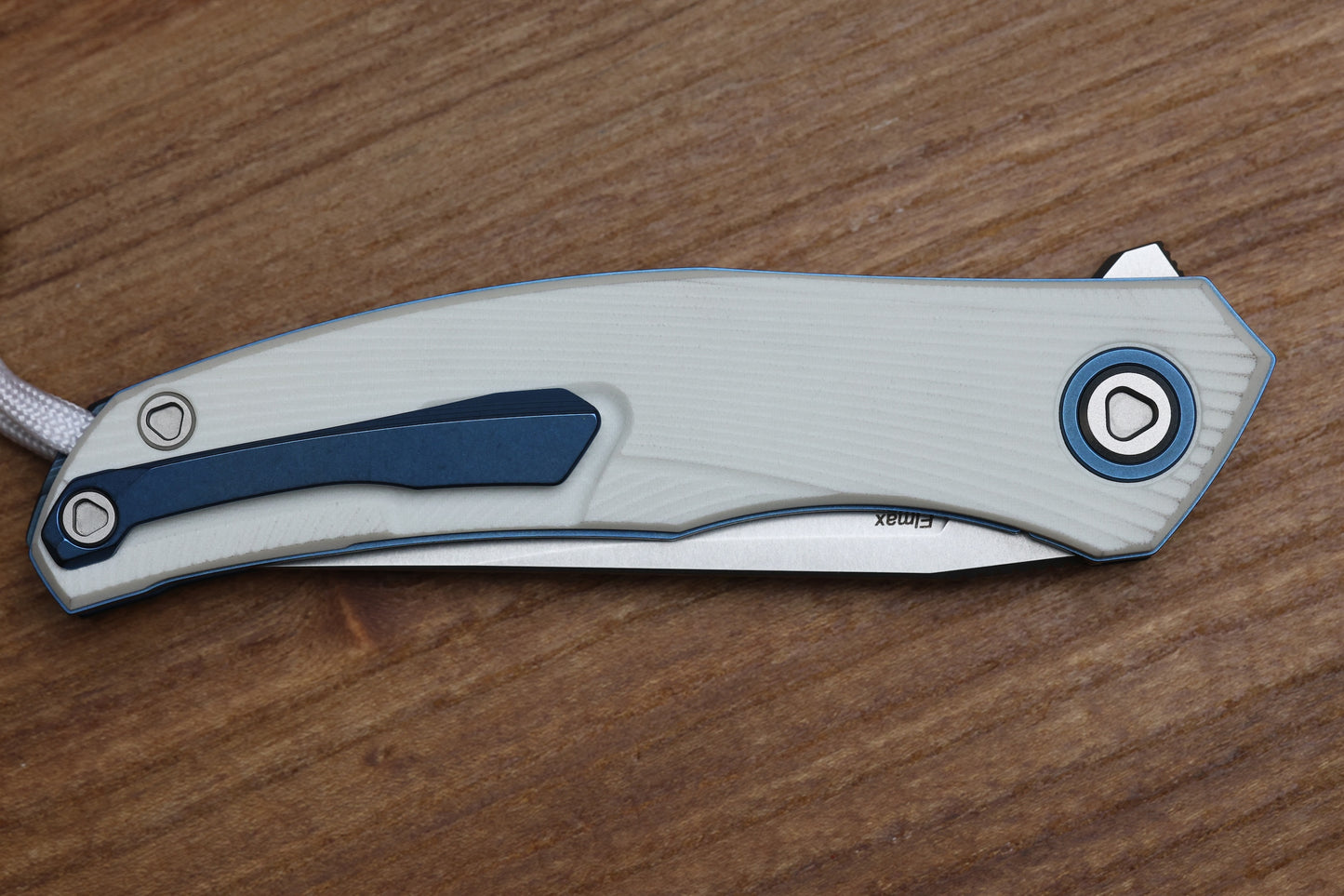 SHIROGOROV URSUS Q95 NY26 - WHITE MICARTA HANDLE - ELMAX BLADE - MRBS