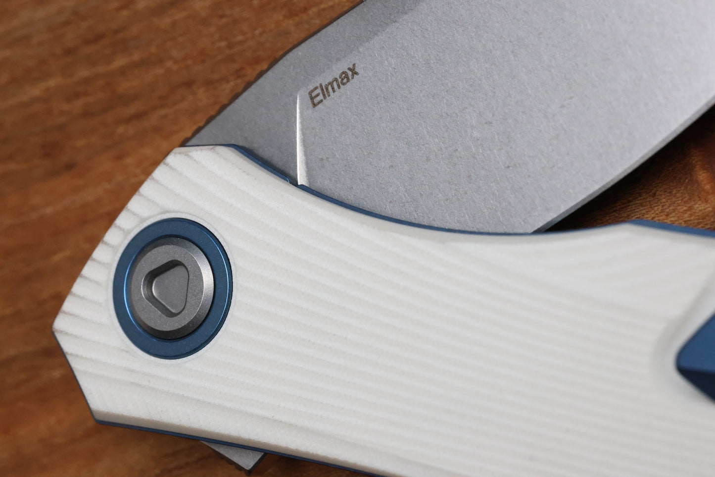 SHIROGOROV URSUS Q95 NY26 - WHITE MICARTA HANDLE - ELMAX BLADE - MRBS