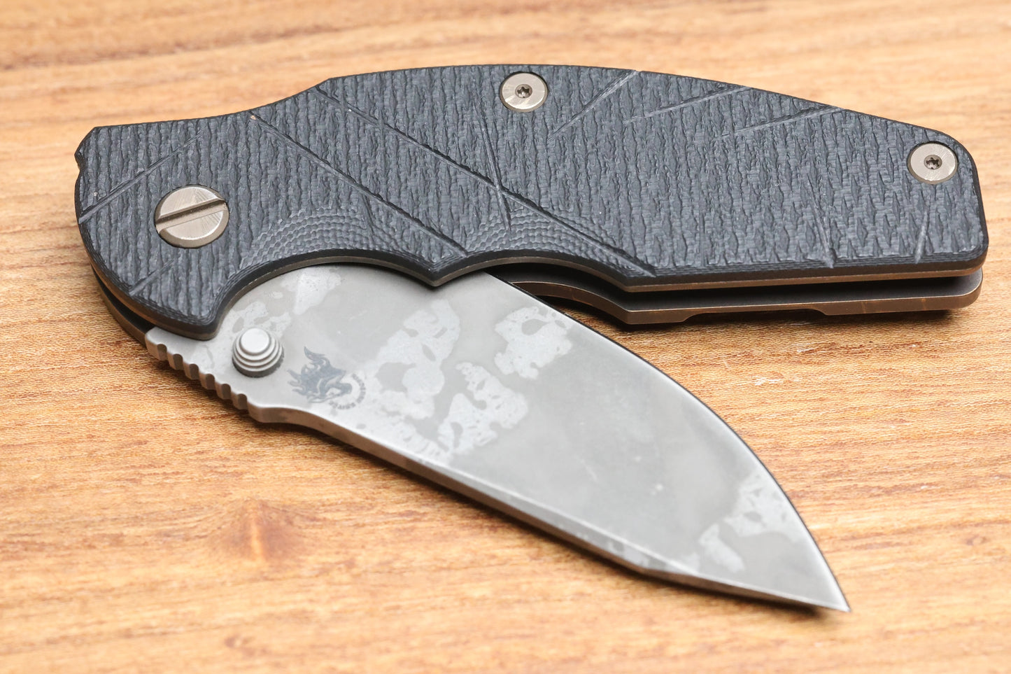 HINDERER KNIVES JURASSIC MAGNACUT SLICER TRI-WAY BFPU - BFPU #516 (PREOWNED)