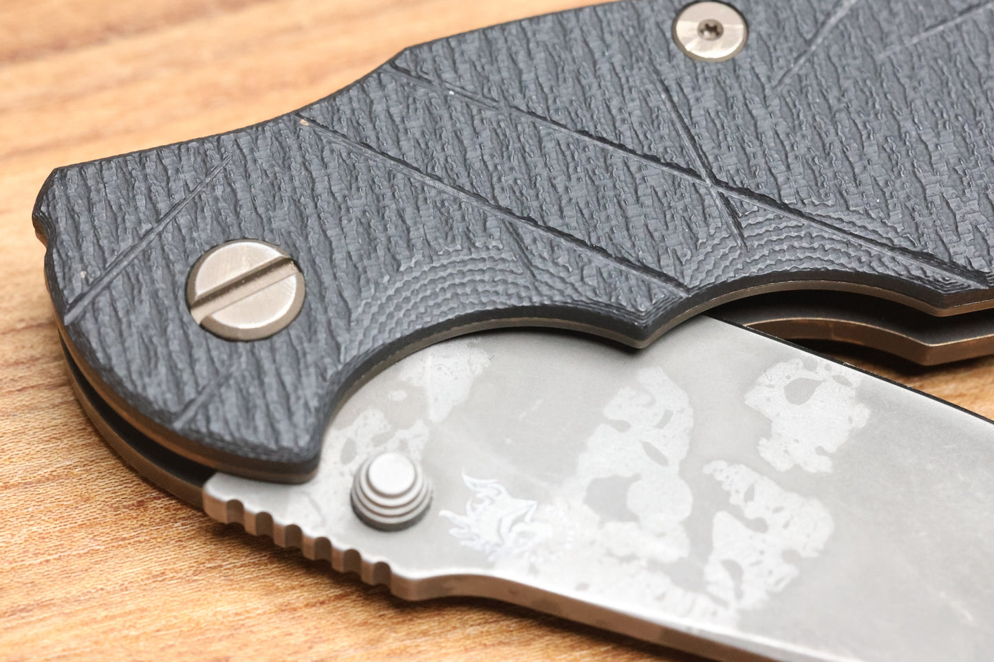 HINDERER KNIVES JURASSIC MAGNACUT SLICER TRI-WAY BFPU - BFPU #516 (PREOWNED)