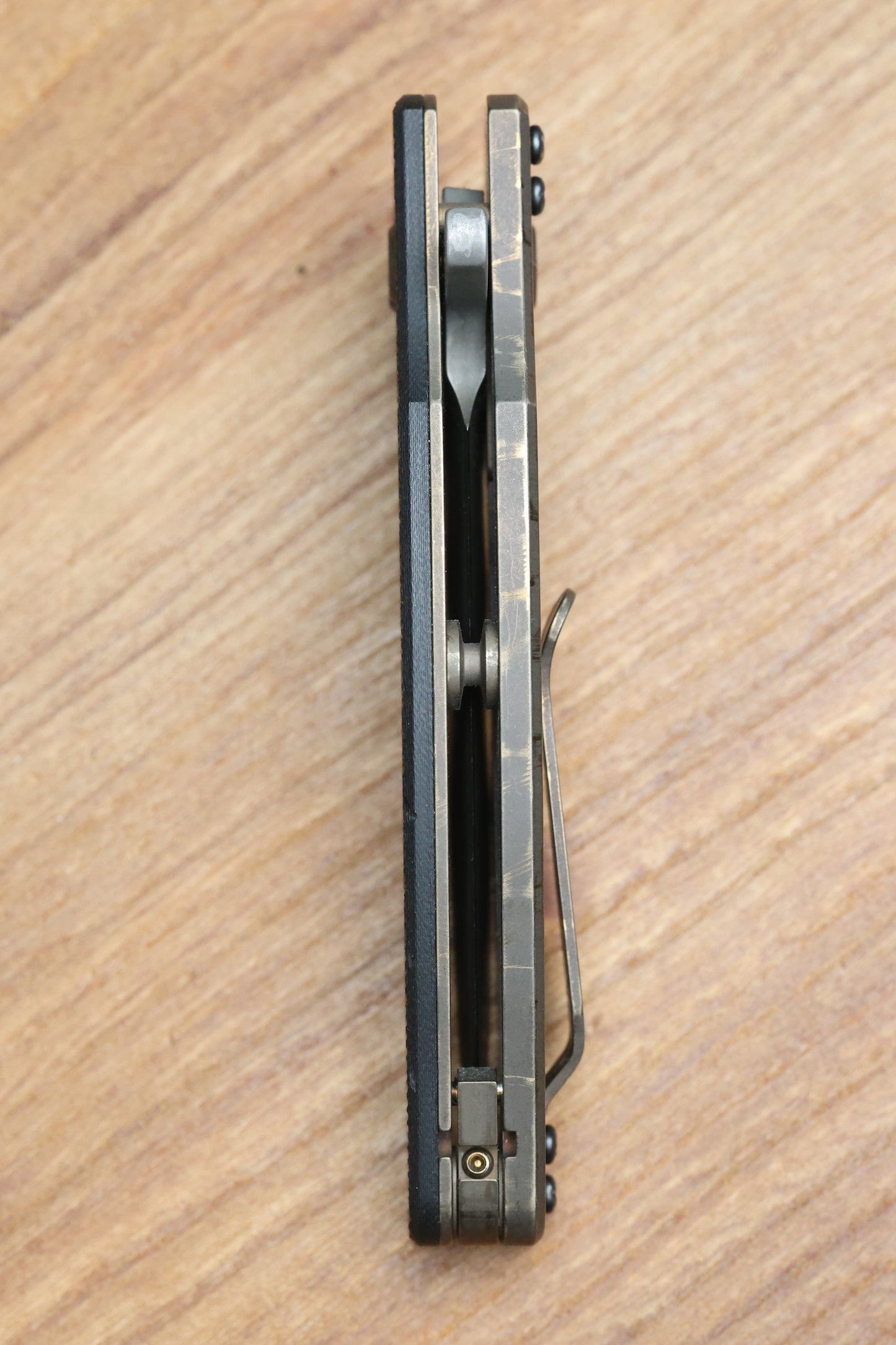 HINDERER KNIVES JURASSIC MAGNACUT SLICER TRI-WAY BFPU - BFPU #516 (PREOWNED)