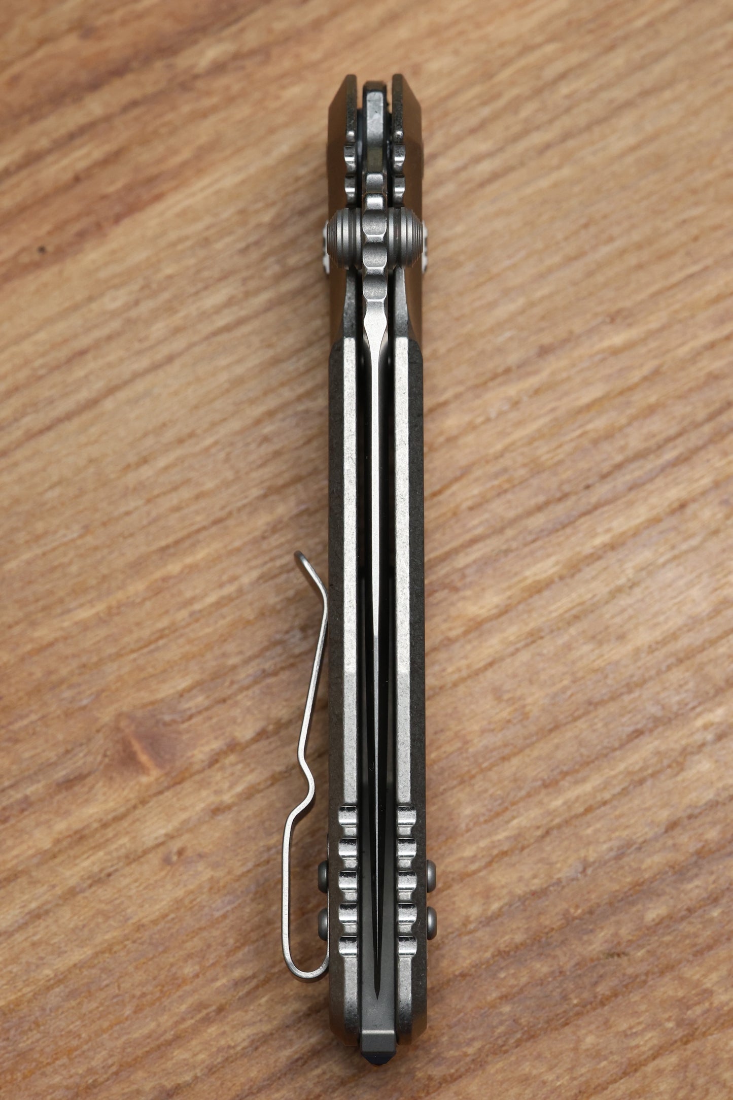 MARFIONE SELECT MICROTECH SOCOM RAM-LOK W/ TITANIUM FRAG HANDLES & SPEAR POINT STONEWASH M390MK 160RL-10FRMS1
