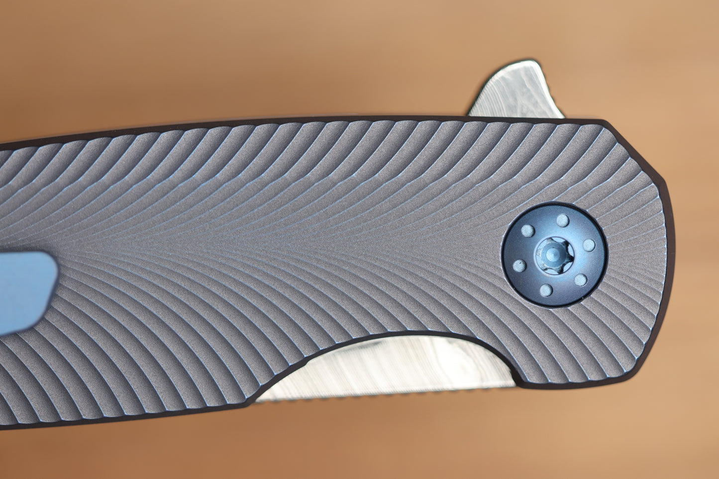 HOLT BLADEWORKS MORPHEUS FEATHER TITANIUM DENSE TWIST DAMASTEEL BLADE MP892 (PREOWNED)