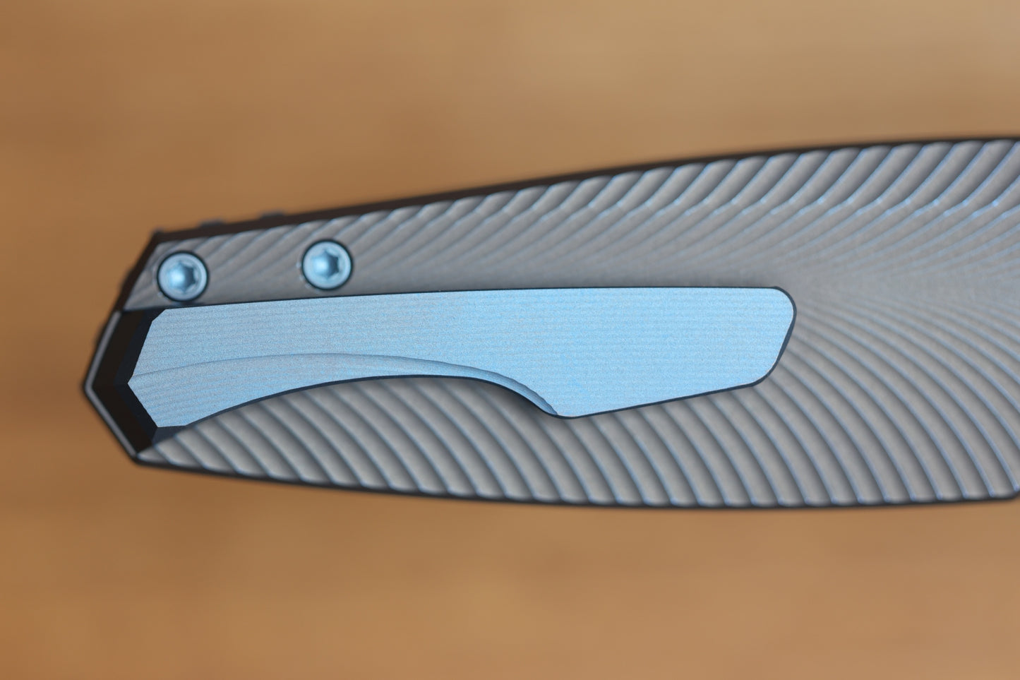 HOLT BLADEWORKS MORPHEUS FEATHER TITANIUM DENSE TWIST DAMASTEEL BLADE MP892 (PREOWNED)