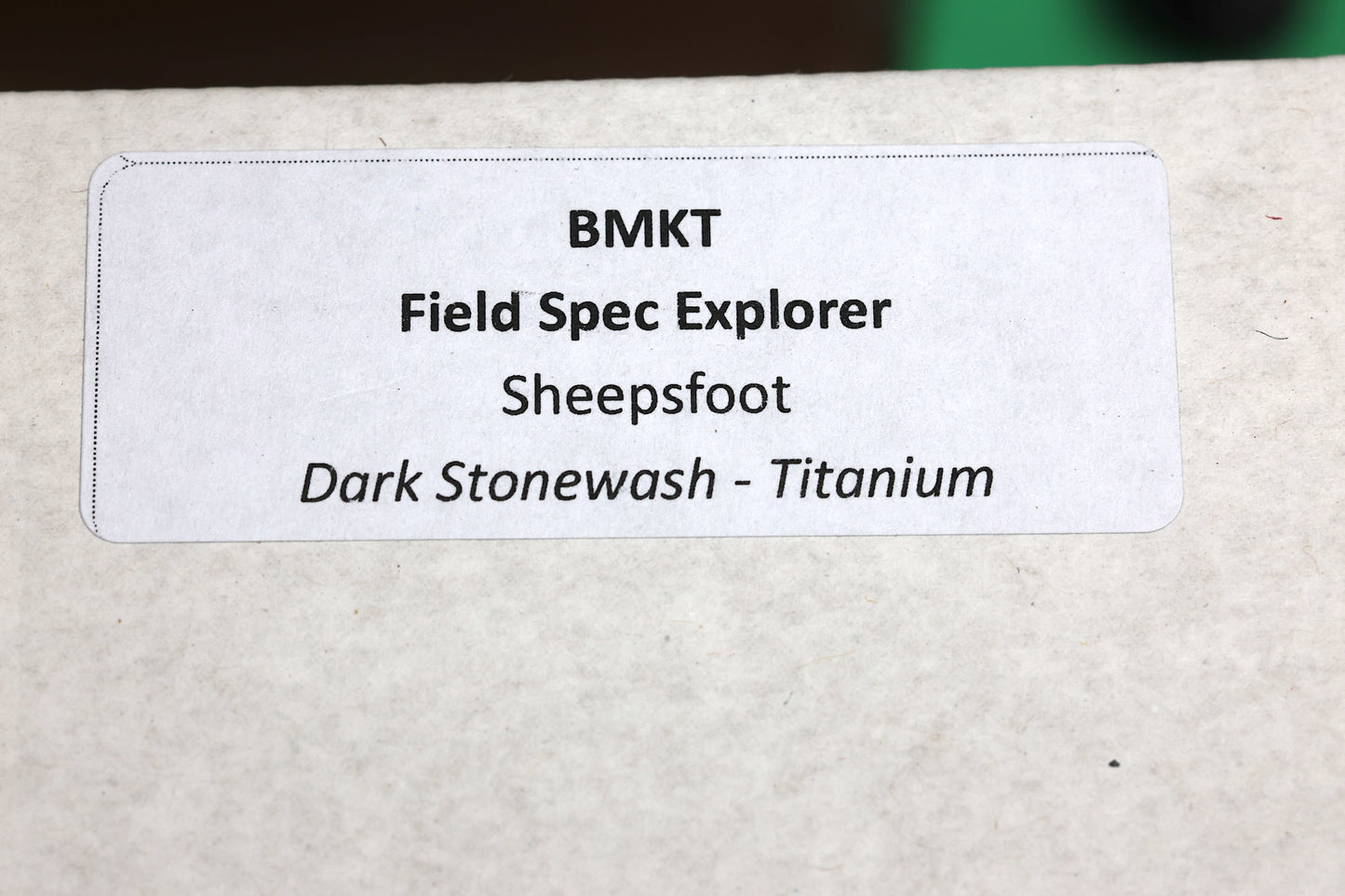 BMKT FIELD SPEC EXPLORER TITANIUM SHEEPSFOOT MAGNACUT