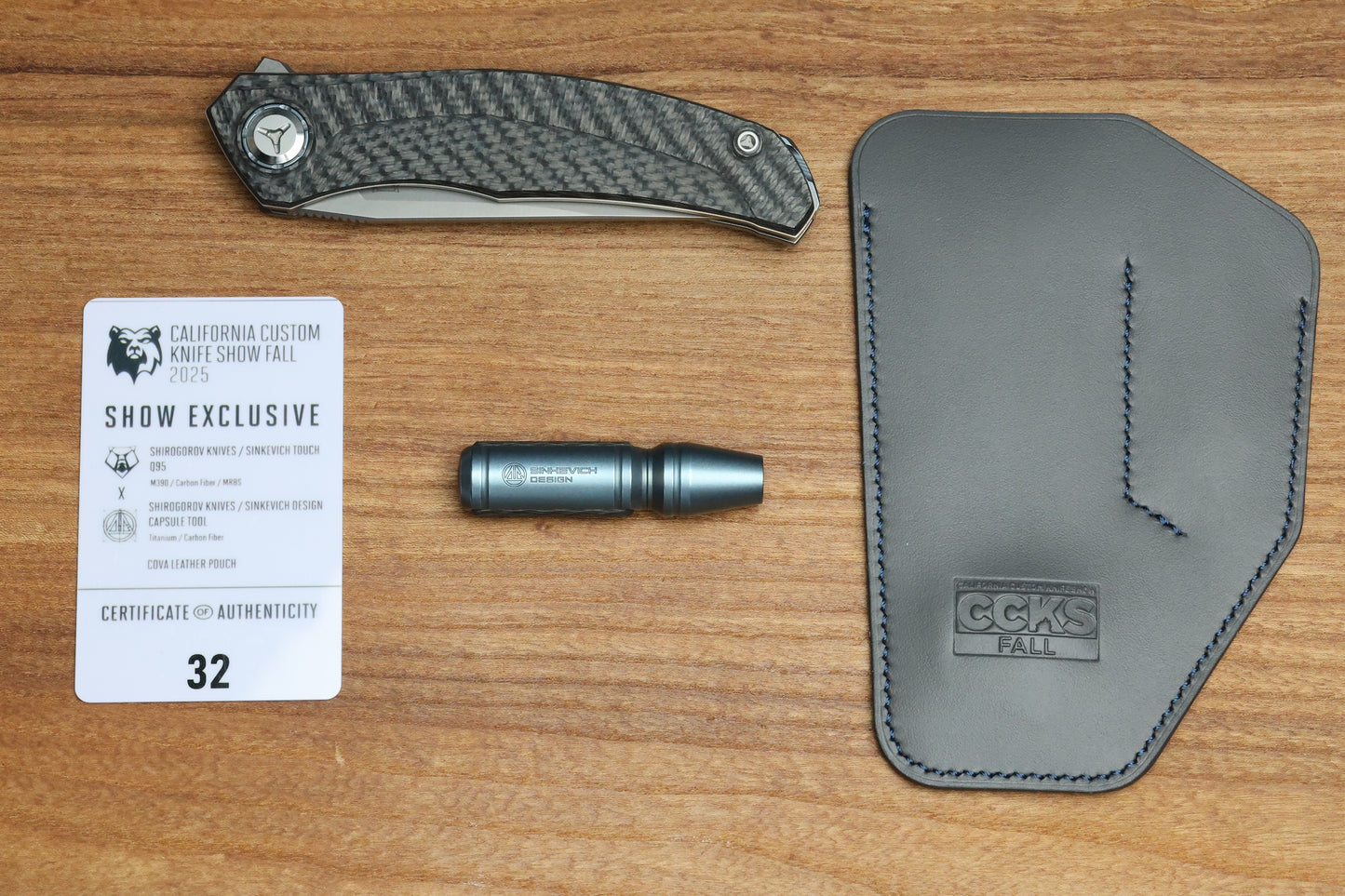 SHIROGOROV "SINKEVICH TOUCH" Q95 AND CAPSULE TOOL - CCKS FALL 2025 EXCLUSIVE SET (PREOWNED)