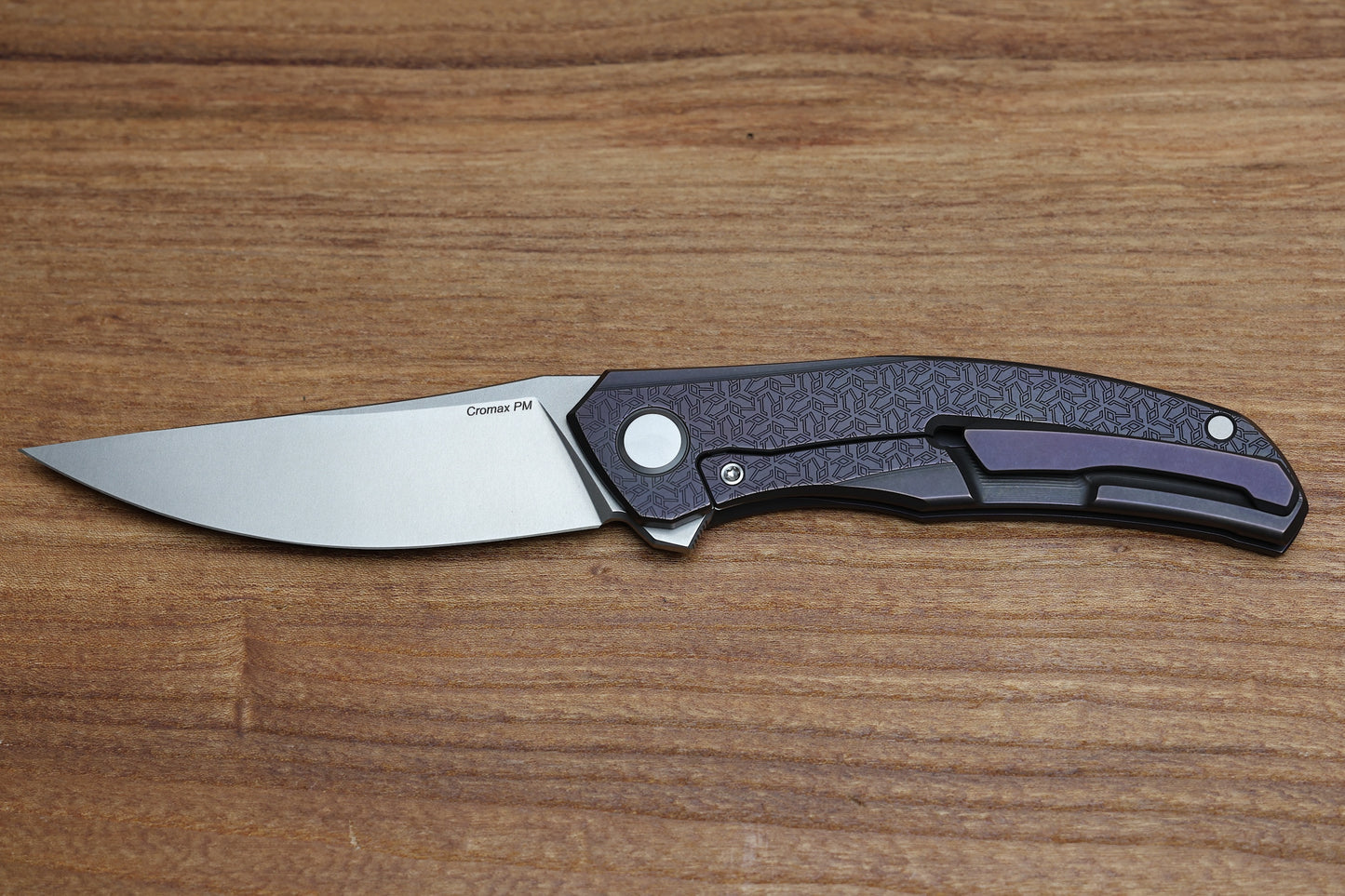 SHIROGOROV QUANTUM R1P LEFTY – PURPLE TITANIUM HANDLE – CROMAX PM – MRBS