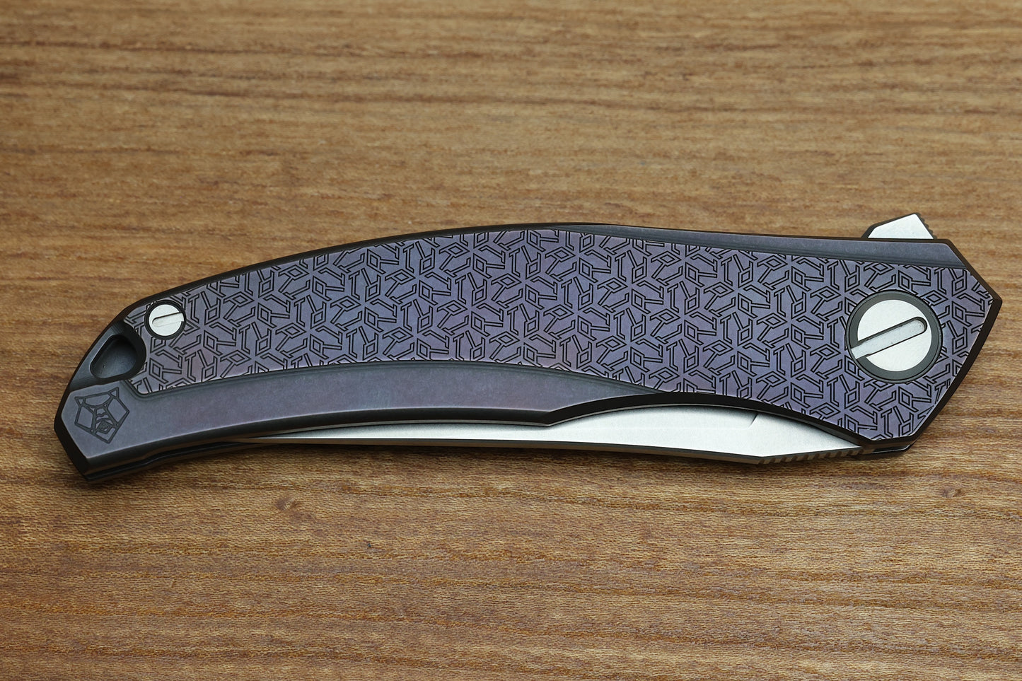 SHIROGOROV QUANTUM R1P LEFTY – PURPLE TITANIUM HANDLE – CROMAX PM – MRBS