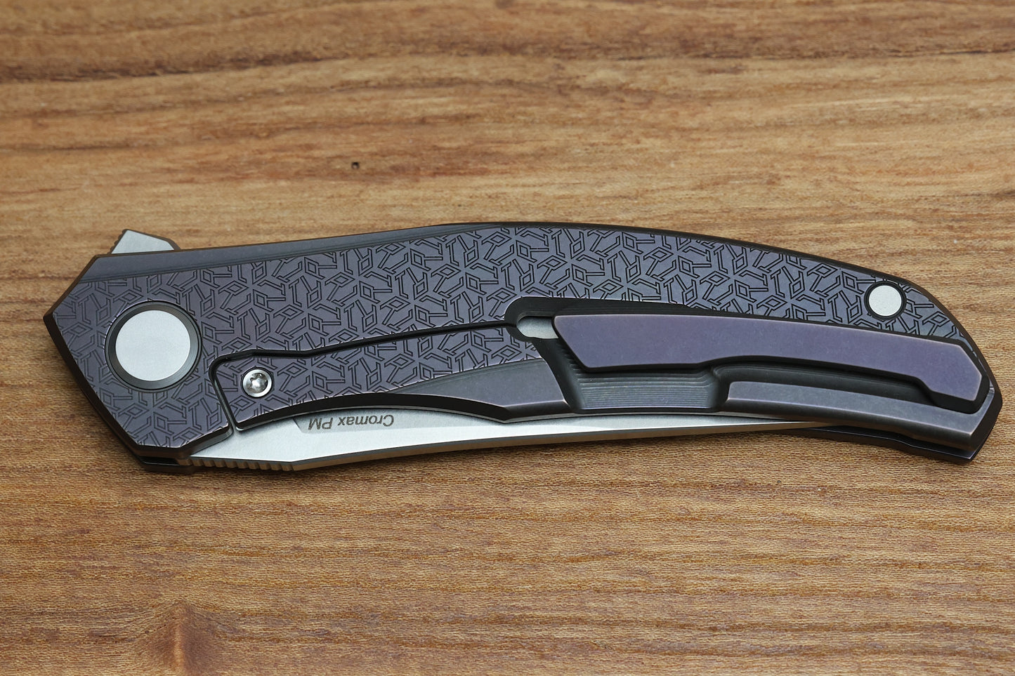 SHIROGOROV QUANTUM R1P LEFTY – PURPLE TITANIUM HANDLE – CROMAX PM – MRBS