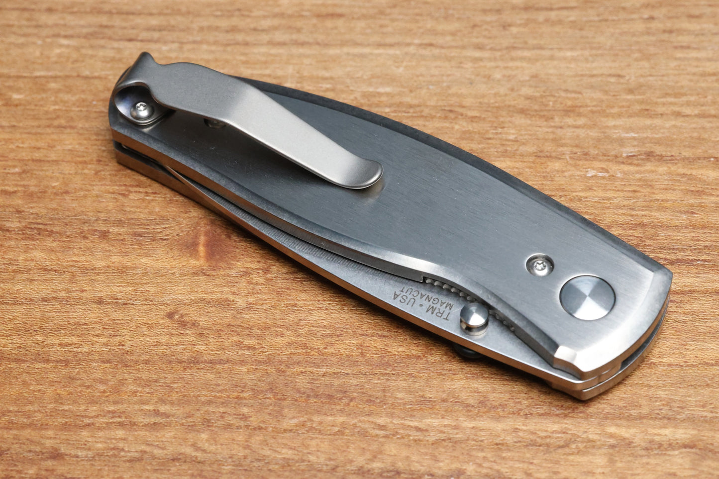 THREE RIVERS MANUFACTURING NEUTRON 2 FLAT SATIN TITANIUM 3" MAGNACUT