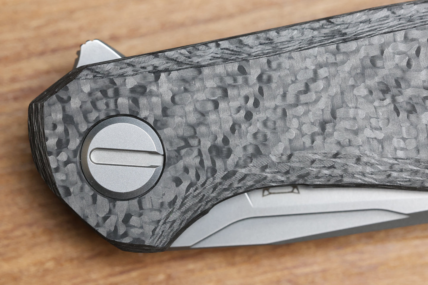 SHIROGOROV KNIVES STELLAR CF – BLACK CARBON FIBER HANDLE – M390 BLADE – MRBS