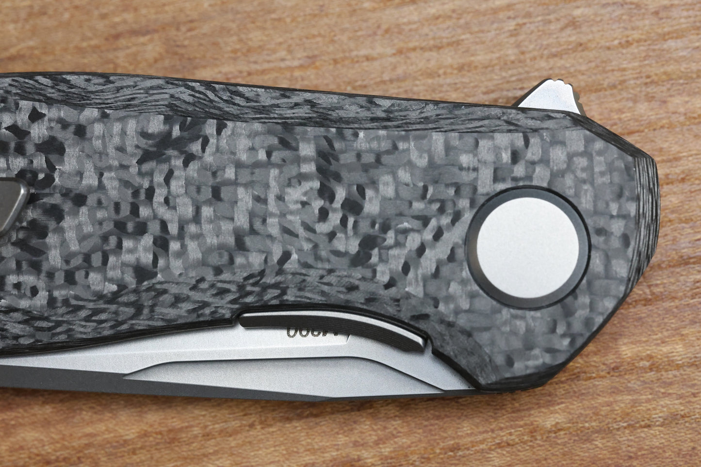 SHIROGOROV KNIVES STELLAR CF – BLACK CARBON FIBER HANDLE – M390 BLADE – MRBS