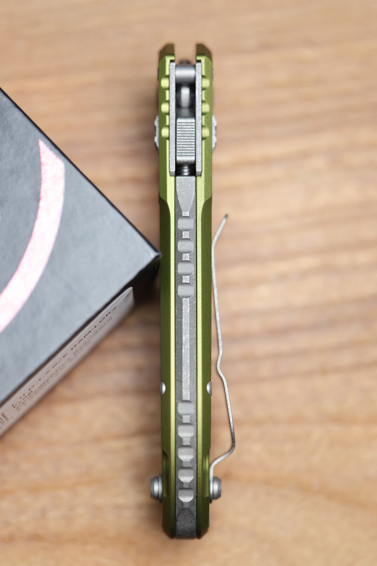 MICROTECH KNIVES LUDT RAM-LOK W/ OD GREEN FRAG HANDLE & APOCALYPTIC DROP POINT 1135RL-10APFROD