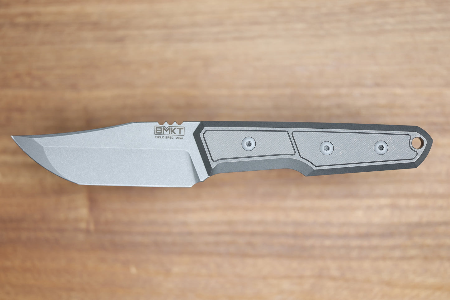 BMKT EXPLORER V2 DARK STONEWASH TITANIUM BOWIE TANTO
