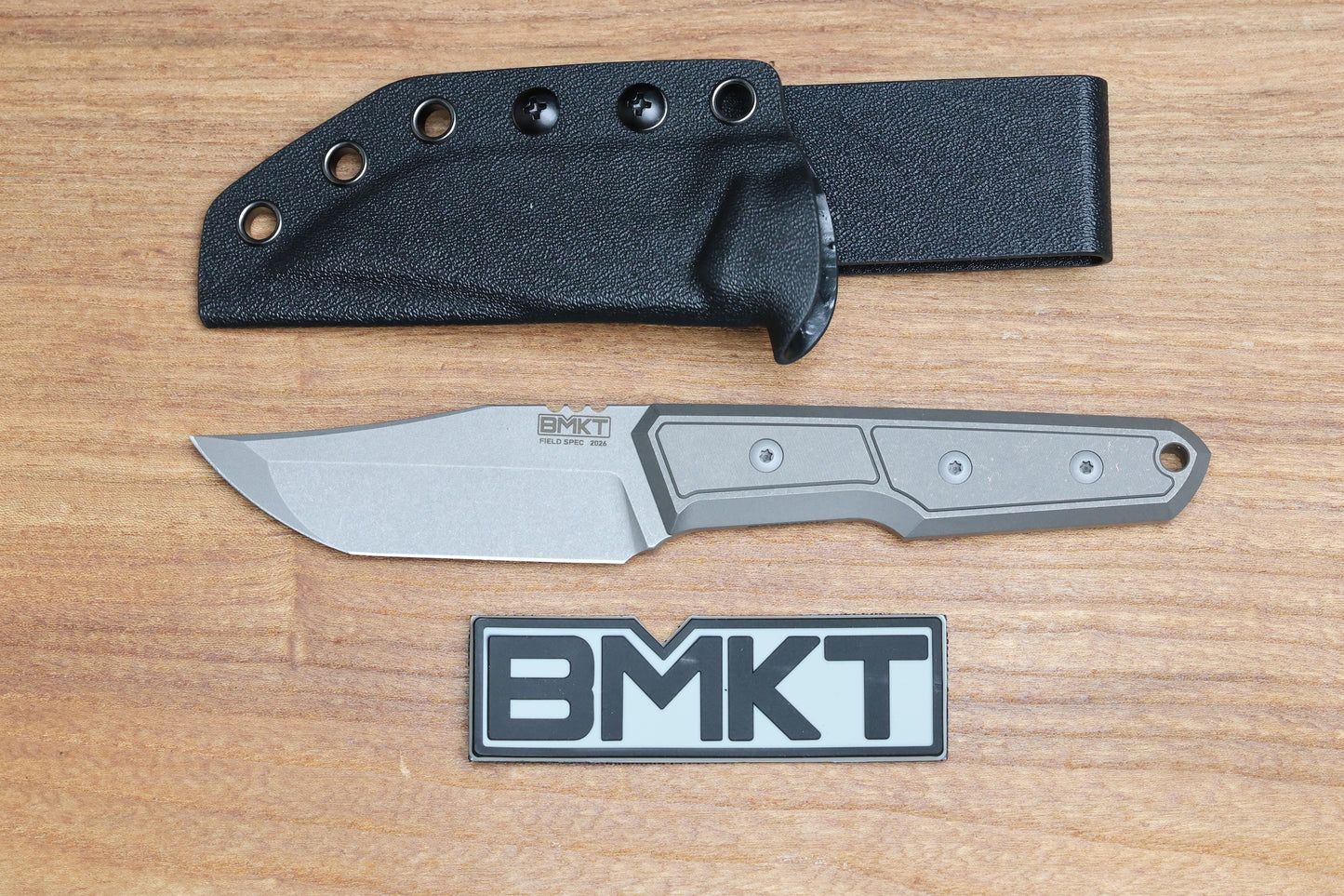 BMKT EXPLORER V2 DARK STONEWASH TITANIUM BOWIE TANTO