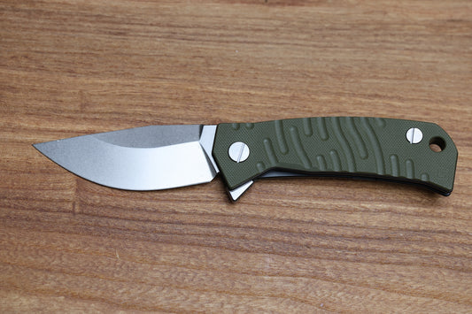 CUSTOM KNIFE FACTORY - ECHO UM GREEN G-10 & CPM-S35VN