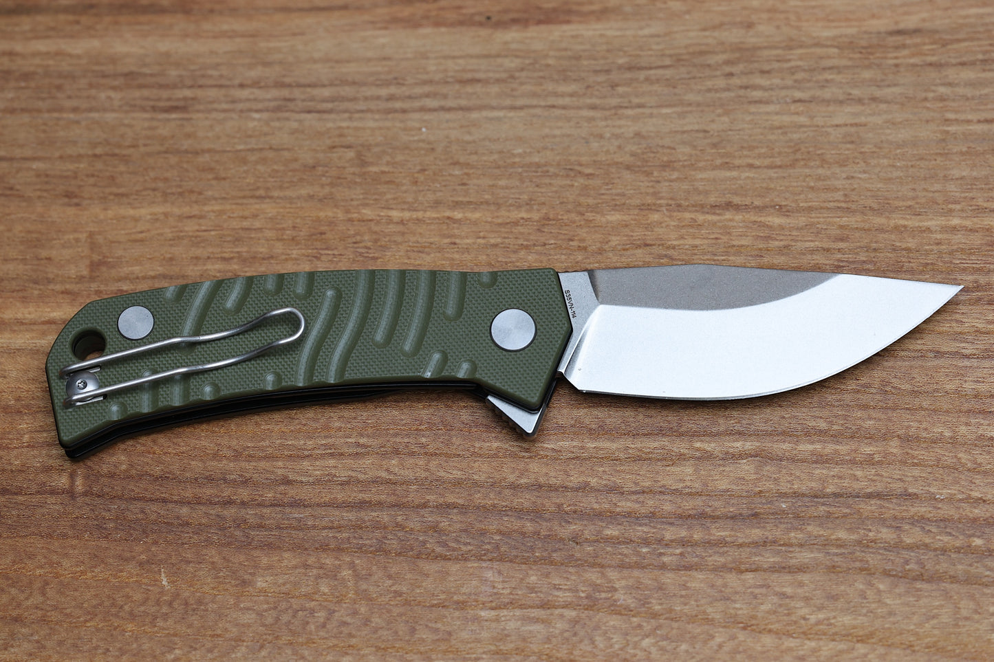 CUSTOM KNIFE FACTORY - ECHO UM GREEN G-10 & CPM-S35VN