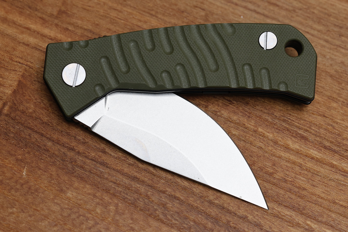 CUSTOM KNIFE FACTORY - ECHO UM GREEN G-10 & CPM-S35VN