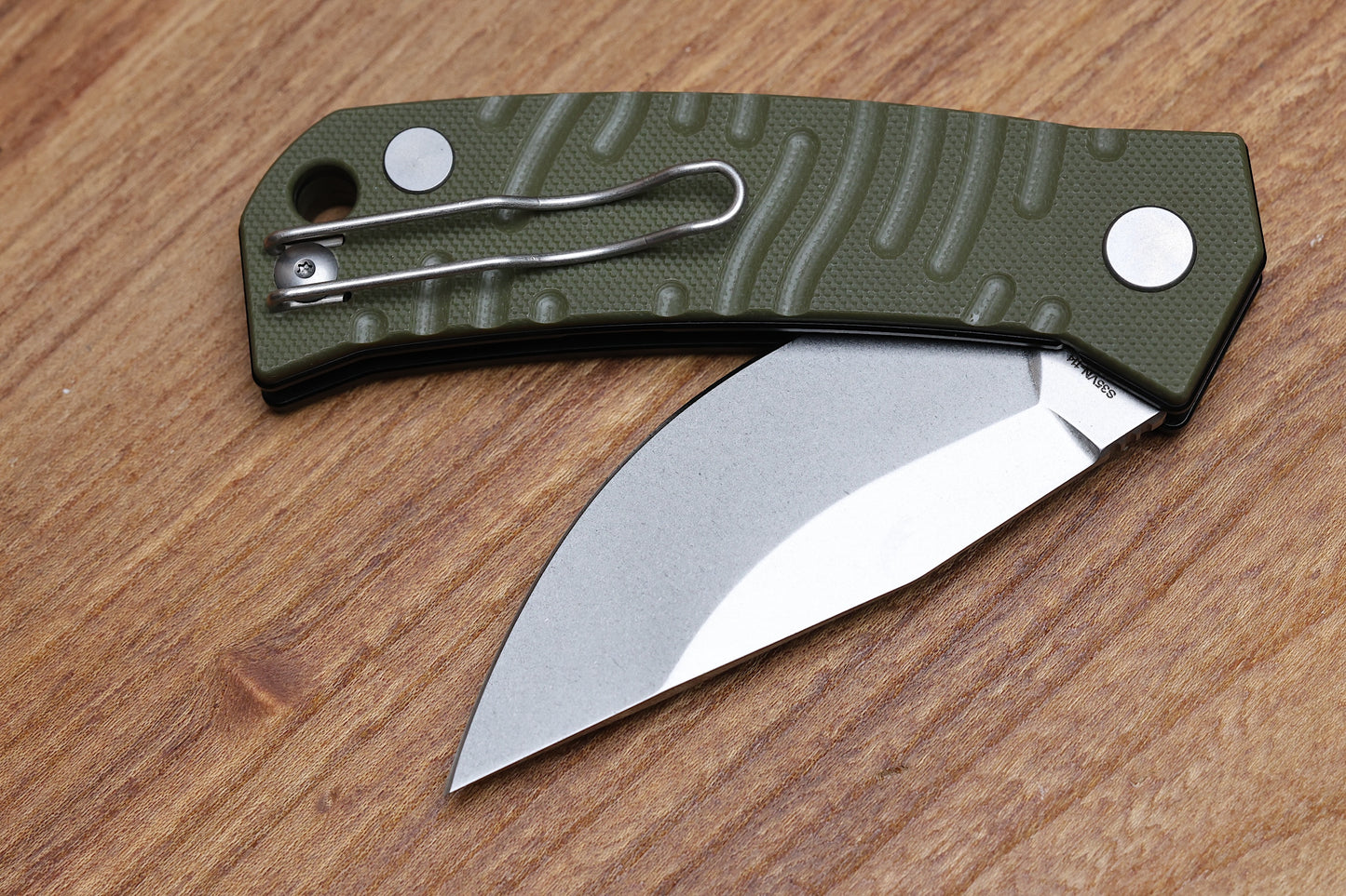 CUSTOM KNIFE FACTORY - ECHO UM GREEN G-10 & CPM-S35VN