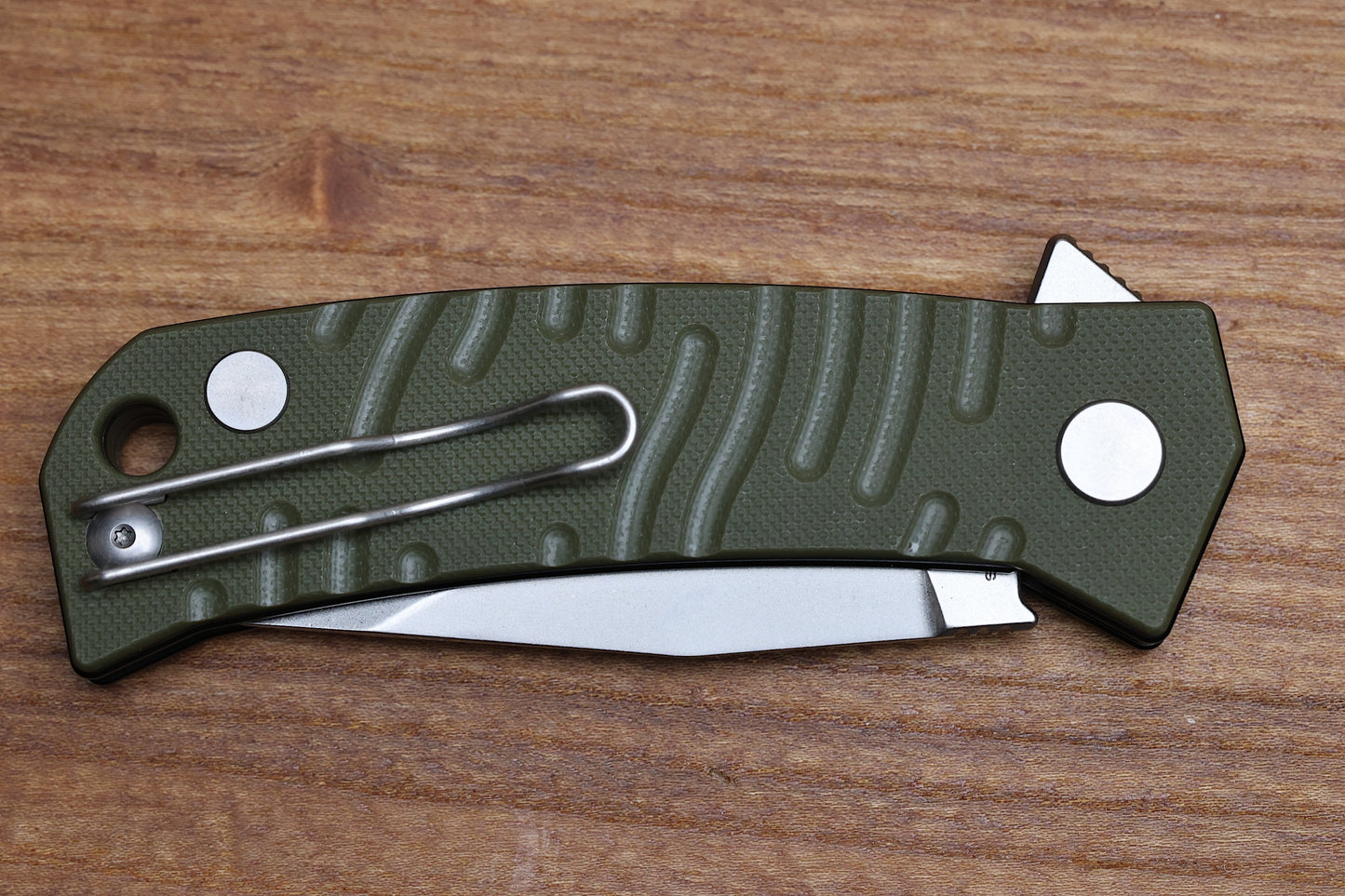 CUSTOM KNIFE FACTORY - ECHO UM GREEN G-10 & CPM-S35VN