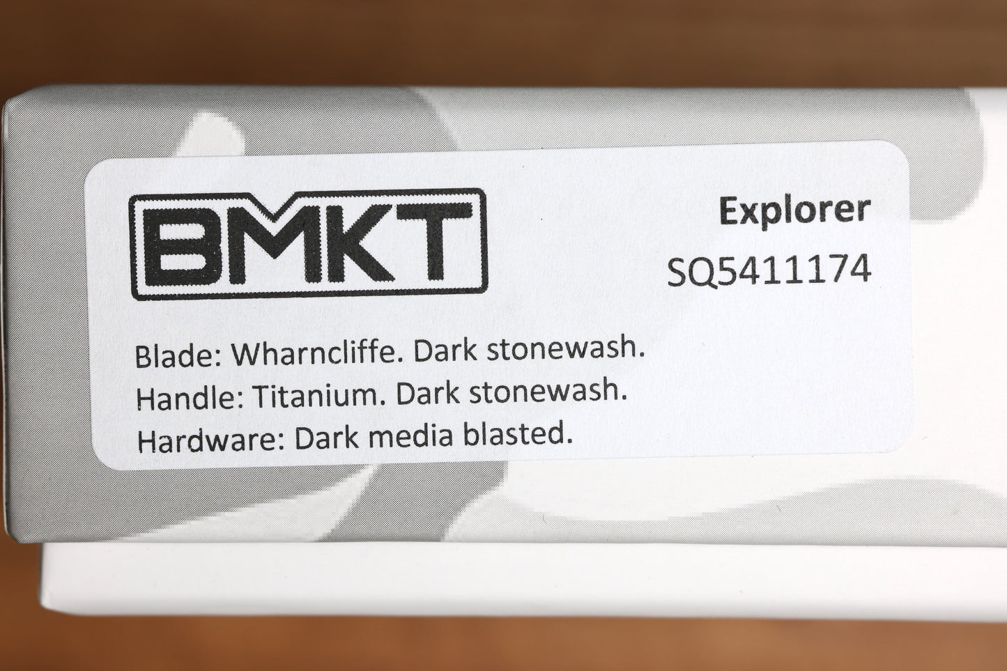 BMKT EXPLORER V2 DARK STONEWASH TITANIUM WHARNCLIFFE