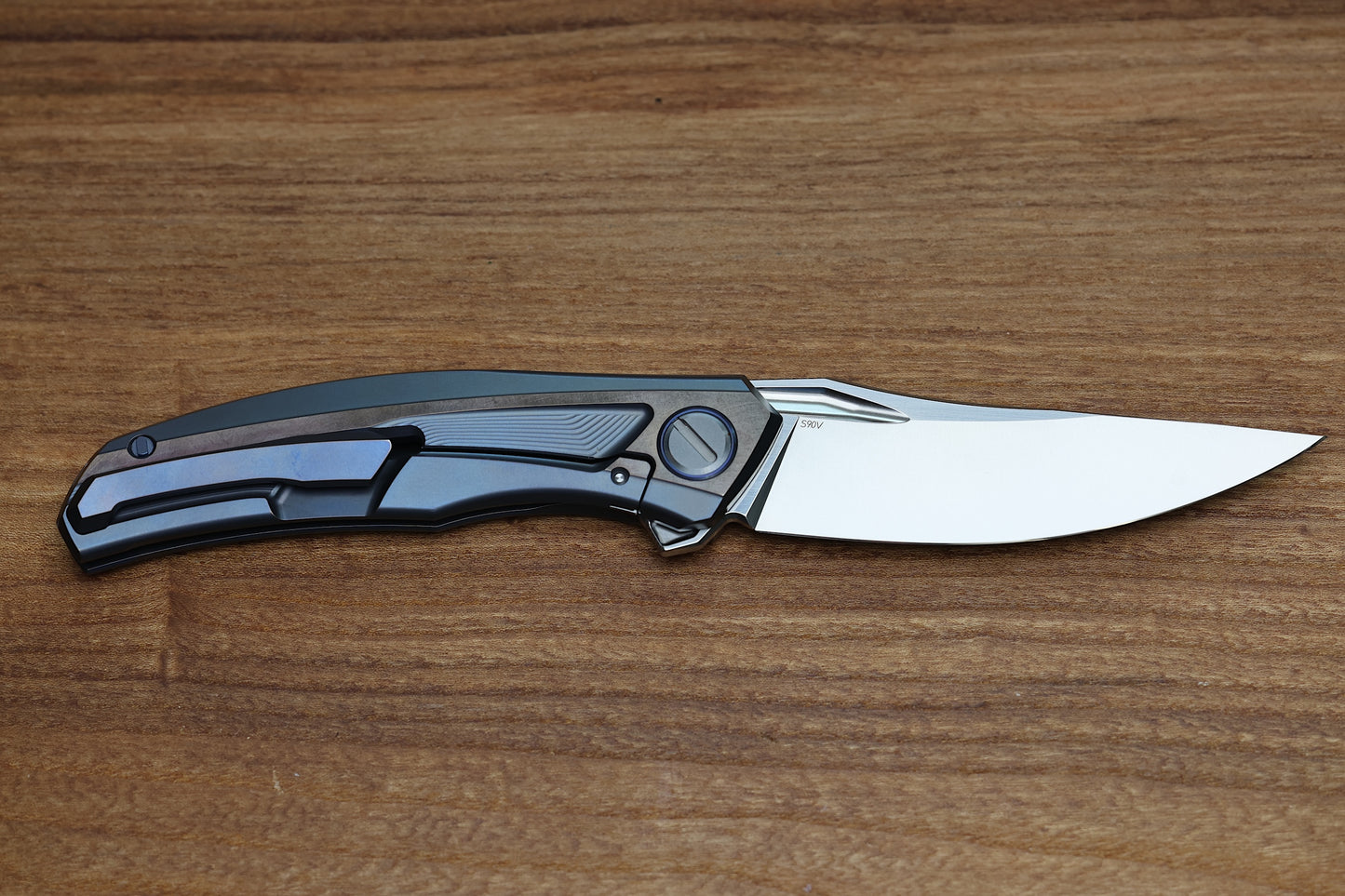 SHIROGOROV QUANTUM BLUE CUSTOM DIVISION S90V BLADE