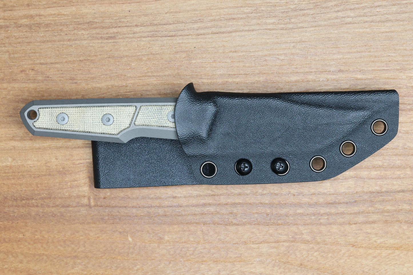 BMKT EXPLORER V2 DARK STONEWASH TITANIUM GREEN CANVAS MICARTA INLAY BOWIE TANTO