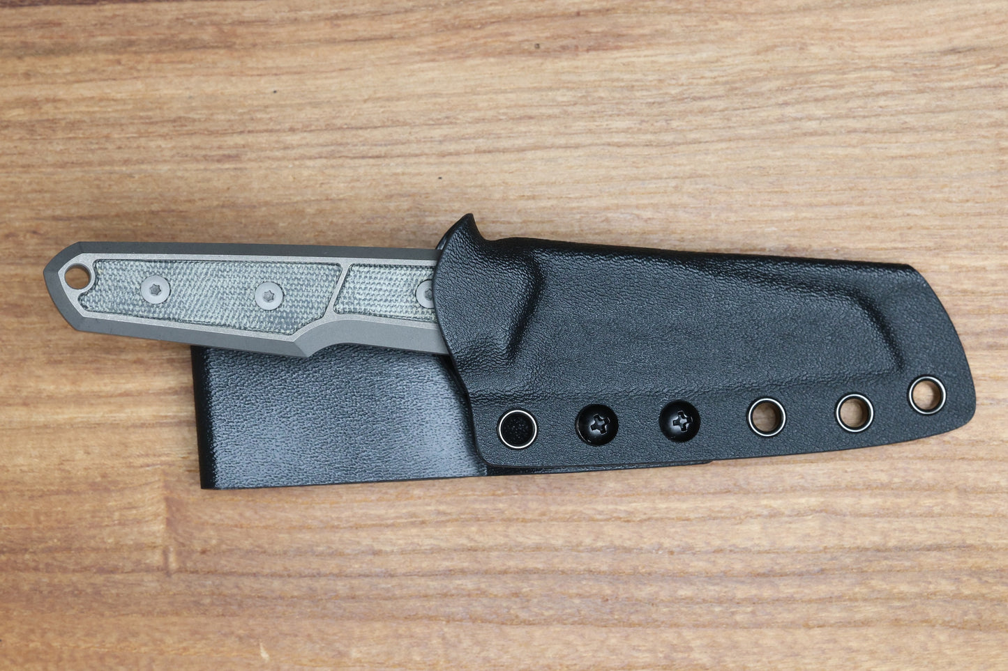 BMKT EXPLORER V2 DARK STONEWASH TITANIUM BLACK CANVAS MICARTA INLAY SHEEPSFOOT