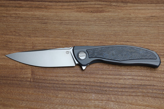 SHIROGOROV CUSTOM DIVISION F95NL – ELECTROWEAVE CARBOTI/TITANIUM HANDLE – VANAX 37 BLADE – SRRBS