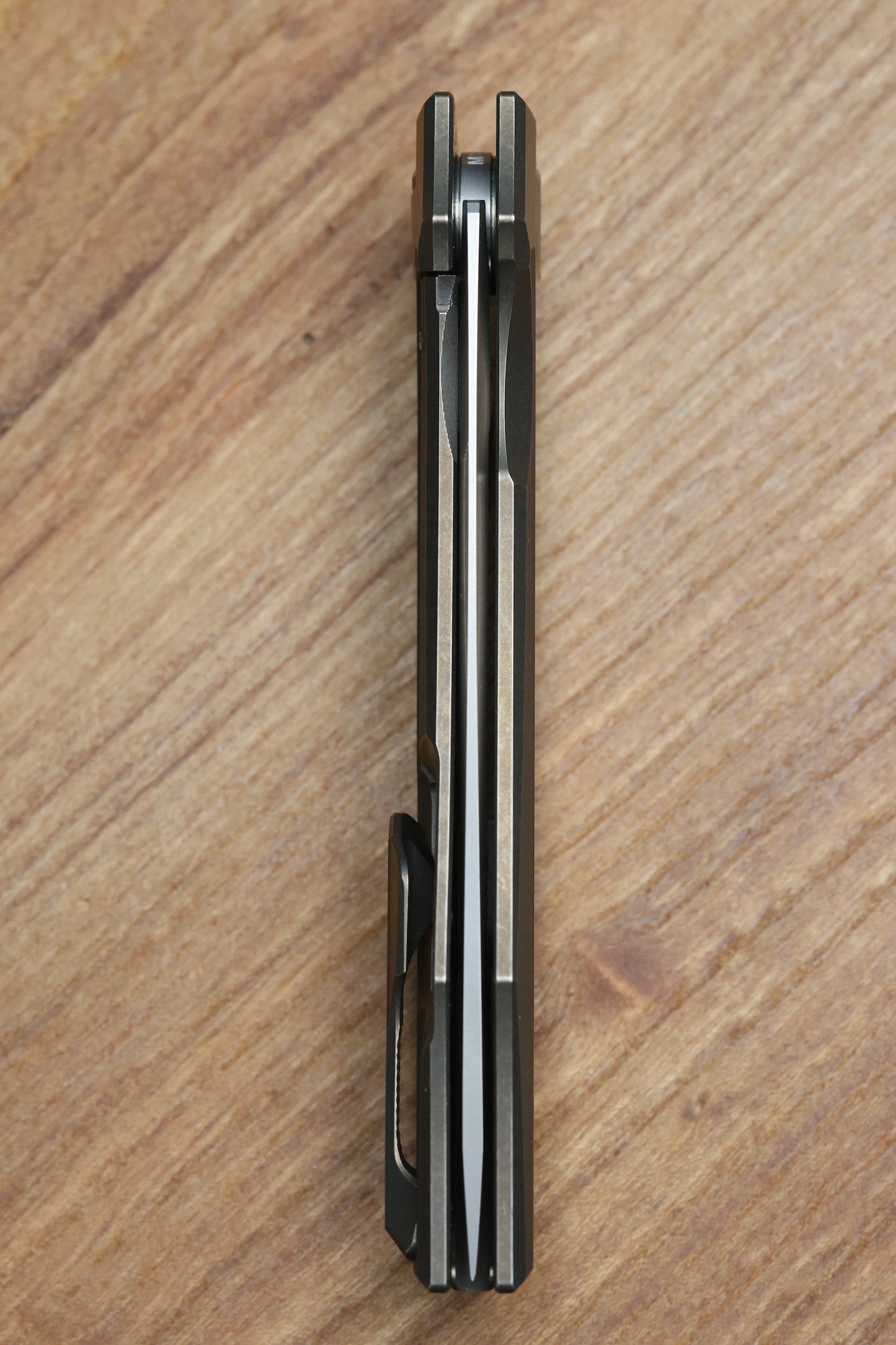SHIROGOROV RKMP B - M398 BLADE - BRONZE TITANIUM HANDLE - SRRBS (CHARLES MARLOWE DESIGN)