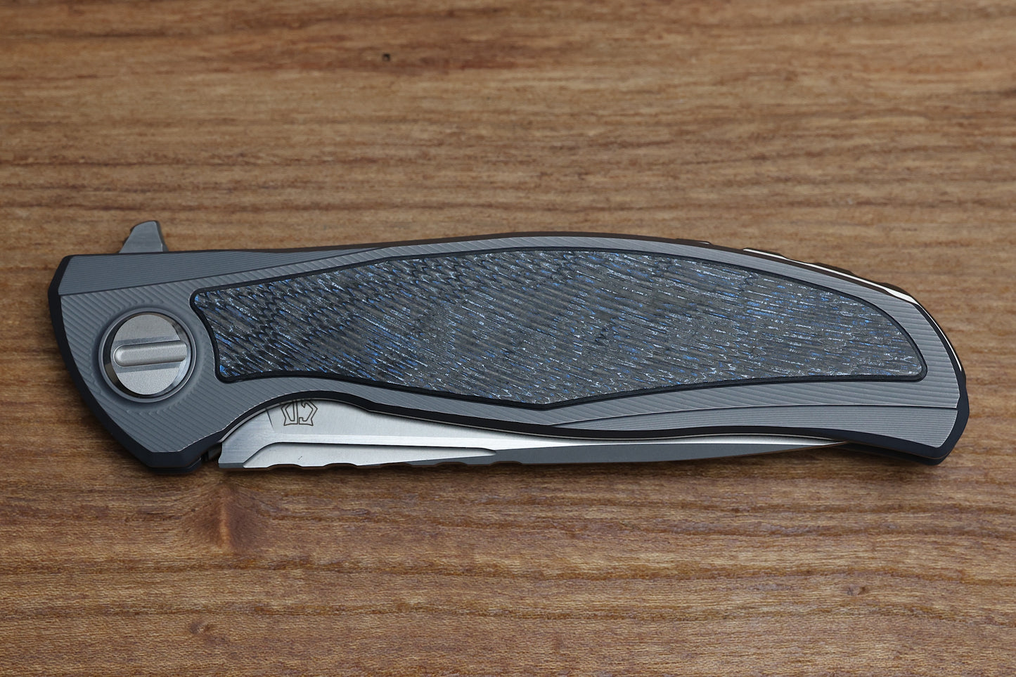 SHIROGOROV CUSTOM DIVISION F95NL – ELECTROWEAVE CARBOTI/TITANIUM HANDLE – VANAX 37 BLADE – SRRBS