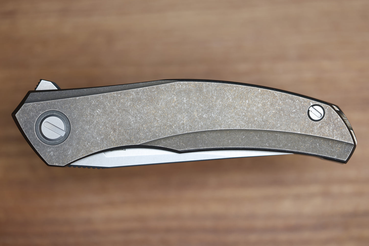 SHIROGOROV URSUS Q95 TI - BRONZE TITANIUM HANDLE - ELMAX BLADE - MRBS