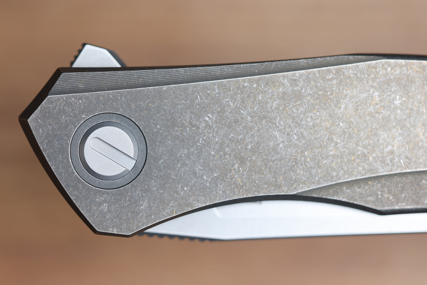 SHIROGOROV URSUS Q95 TI - BRONZE TITANIUM HANDLE - ELMAX BLADE - MRBS
