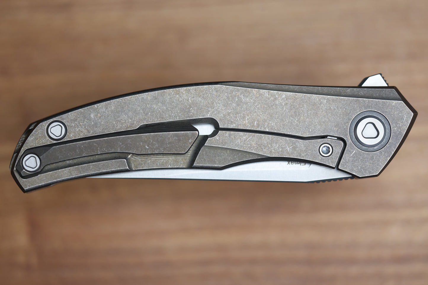 SHIROGOROV URSUS Q95 TI - BRONZE TITANIUM HANDLE - ELMAX BLADE - MRBS