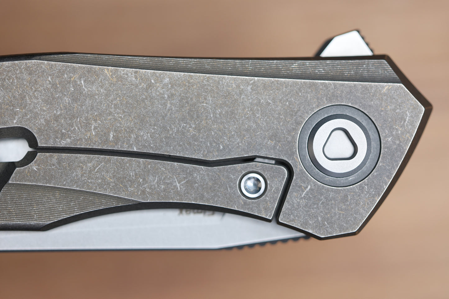 SHIROGOROV URSUS Q95 TI - BRONZE TITANIUM HANDLE - ELMAX BLADE - MRBS