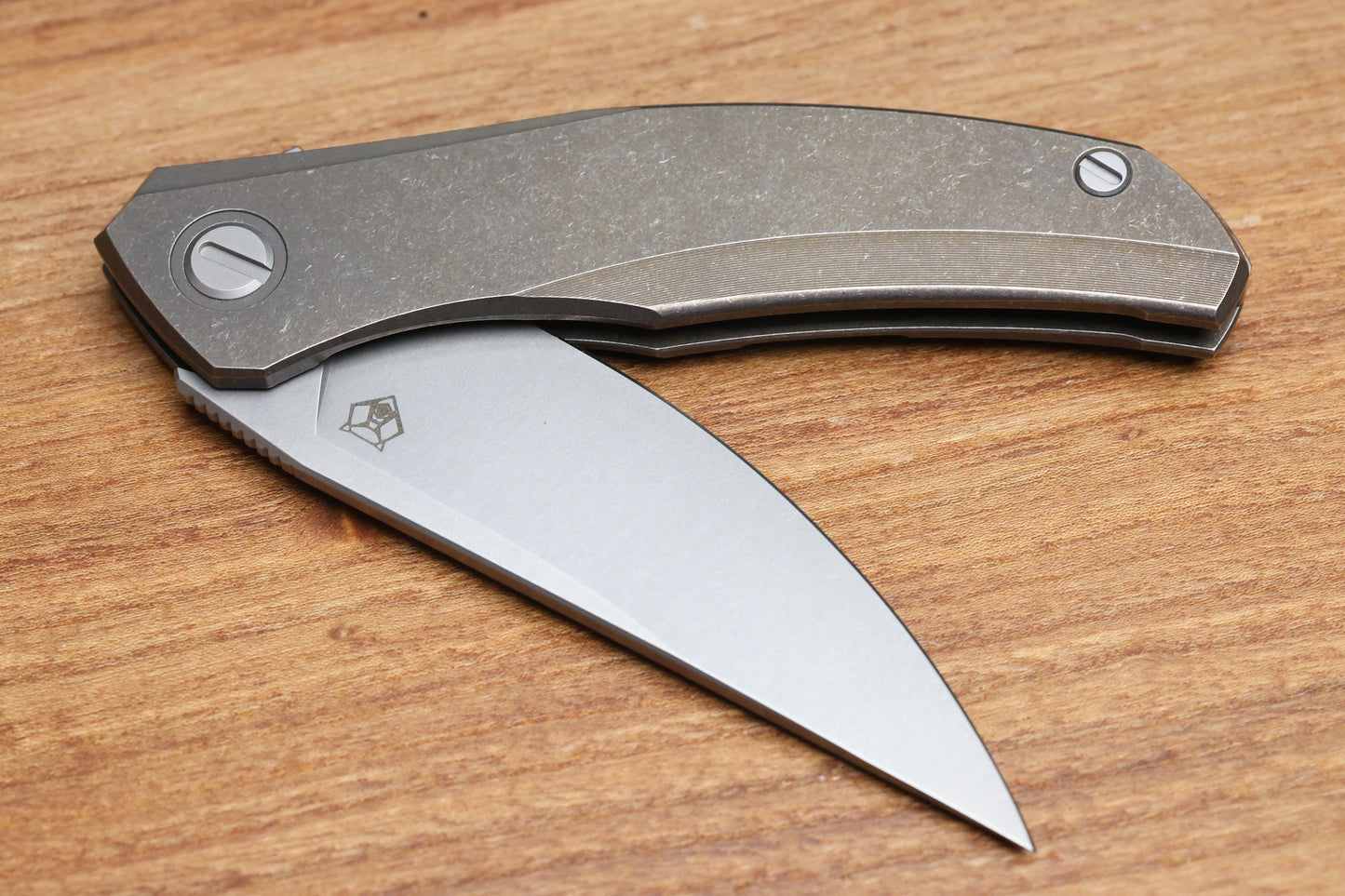 SHIROGOROV URSUS Q95 TI - BRONZE TITANIUM HANDLE - ELMAX BLADE - MRBS