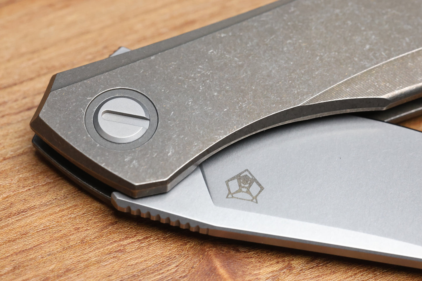 SHIROGOROV URSUS Q95 TI - BRONZE TITANIUM HANDLE - ELMAX BLADE - MRBS