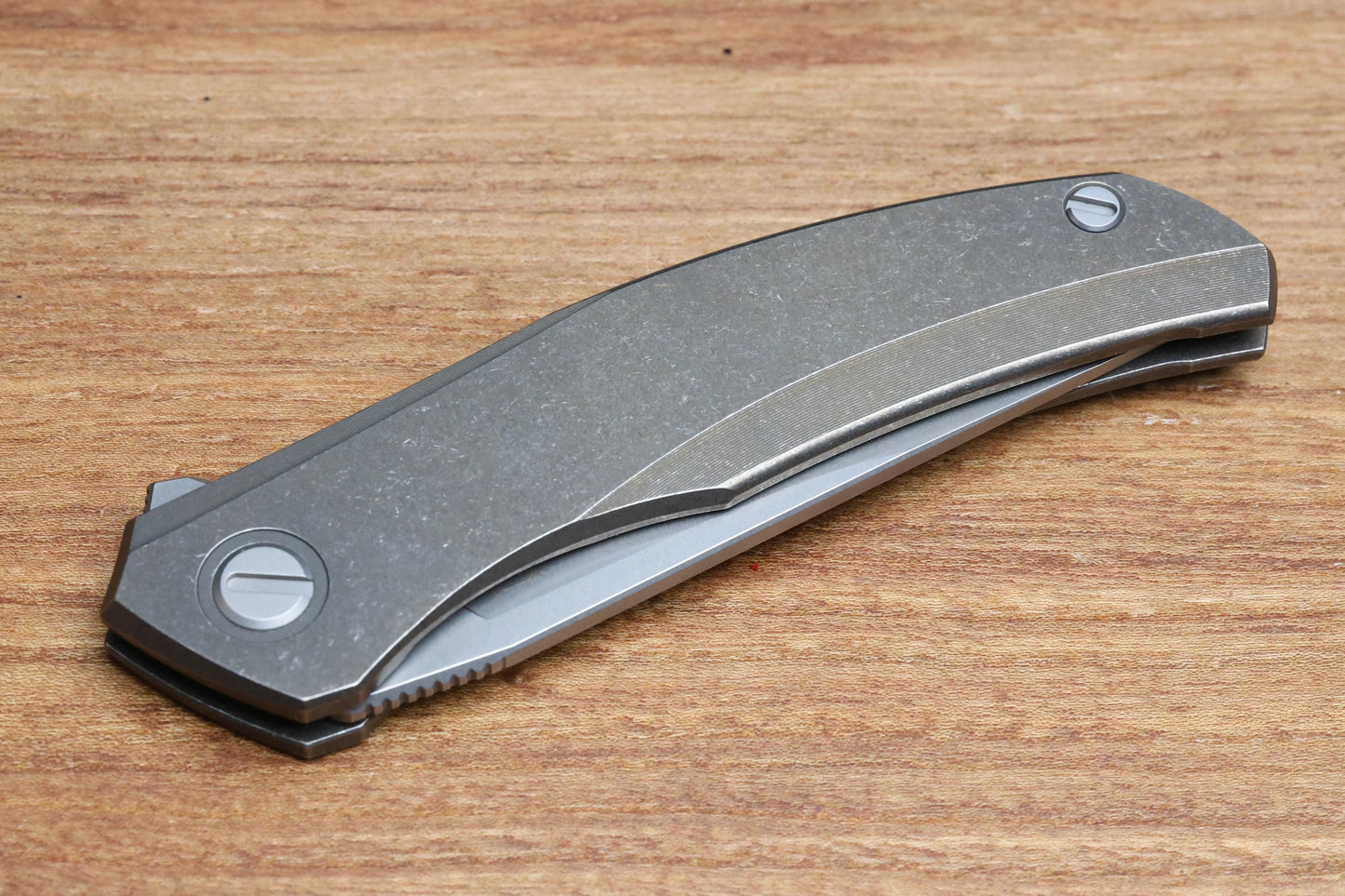 SHIROGOROV URSUS Q95 TI - BRONZE TITANIUM HANDLE - ELMAX BLADE - MRBS